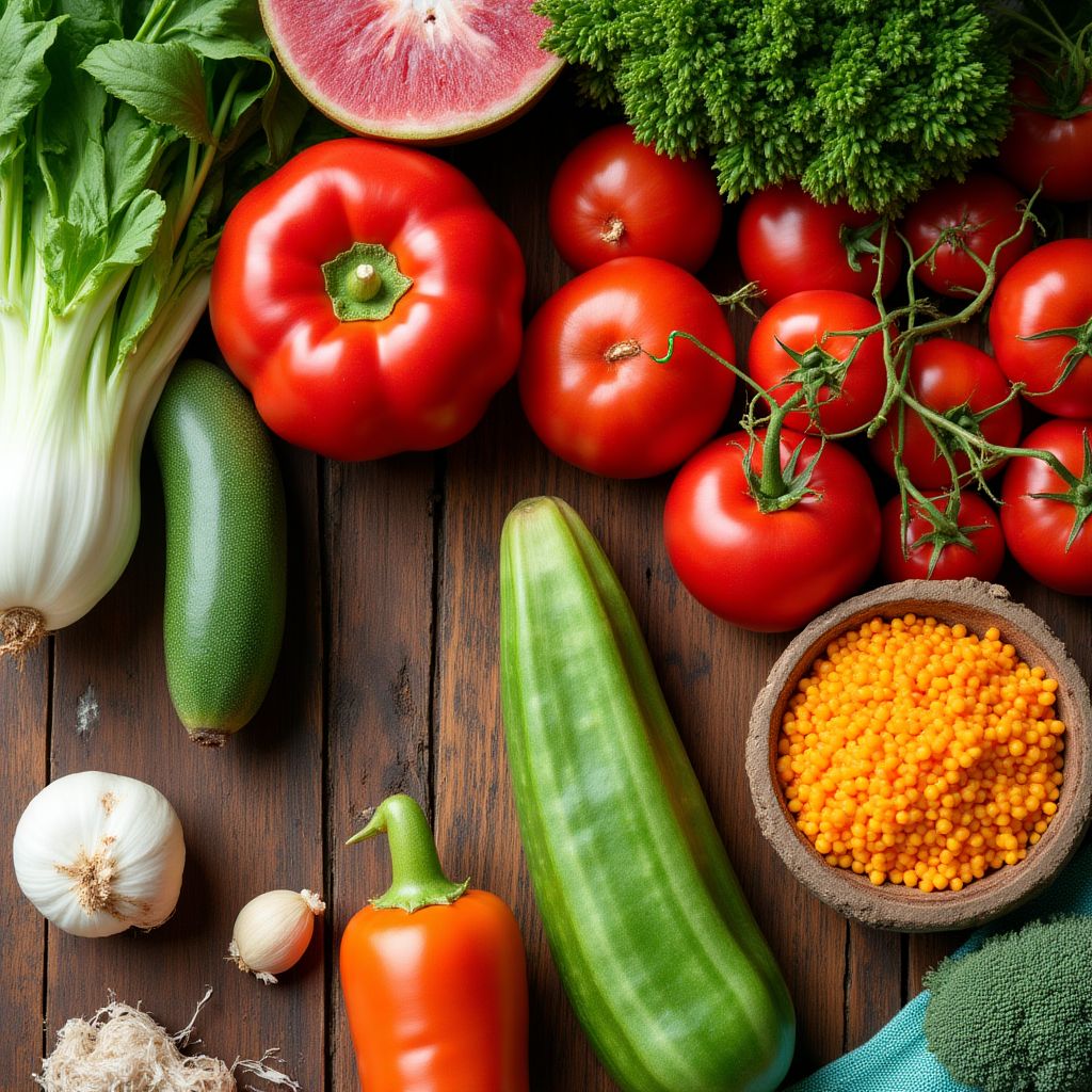 Preparación de ingredientes locales